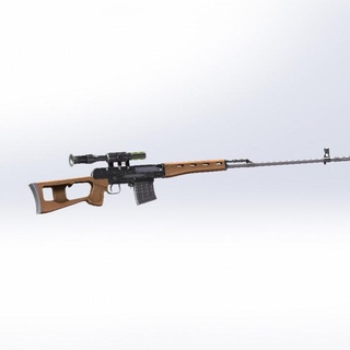 Scharfschütze Gewehr alize 3d print model - Mito3D
