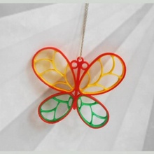 butterfly & garden 3d print model - Mito3D