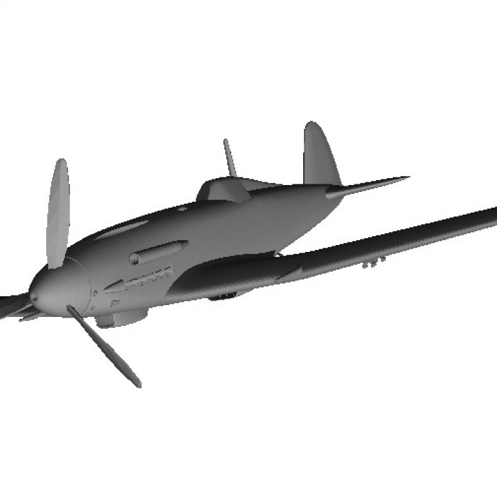 fighter fiat g55 centauro alize 3D print model - Mito3D