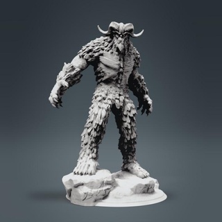 yeti clinche arte tavolo personaggi creature fantasia universo negozio dnd 3d print model - Mito3D