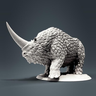 elasmotherium clynche art  Tabletop Tabletop Characters & Creatures Fantasy Universe Tabletop Tabletop Characters & Creatures Store tabletop dnd elasmotherium  3d print model - Mito3D