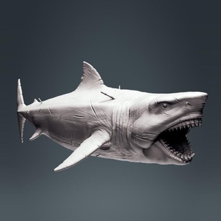 megalodon clynche art Toys & Games Animal Creature Figures Tabletop Characters Creatures Store shark tabletop dnd 3d print model - Mito3D