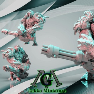 mouette jongleur gekko miniature table personnages créatures Sci univers boutique fantaisie personnage scifi 3d print model - Mito3D