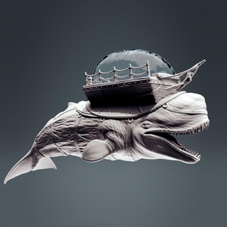livyantan clynche art Tabletop Characters & Creatures Fantasy Universe tabletop dnd spermwhale livyatan 3d print model - Mito3D
