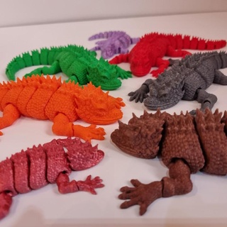 articulado lagartija iradj juguetes juegos hogar casa jardín menaje adornos animal criatura cifras lezard reventa 3d print model - Mito3D