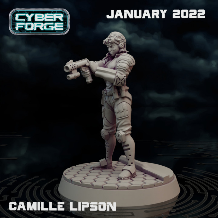 Cyber Schmiede roh Leistung camille lipson Titan Miniaturen Geschäft 40k Schlacht Soldat Kriegshammer Jäger Kommandant Nekromunda Kopfgeld erkunden Schurke Schwester Attentäter 3D print model - Mito3D