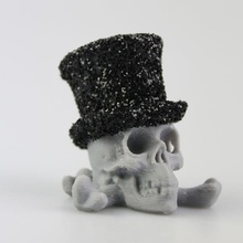 cabeza muerte caña props cosplay traje día muertos cráneo steampunk 3d print model - Mito3D