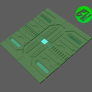 itg - set 03 1c furious q Tabletop accessories Store 3D Printable Terrain Sci-Fi terrain sci-fi cyberpunk 28mm 32mm 25mm 3d print model - Mito3D