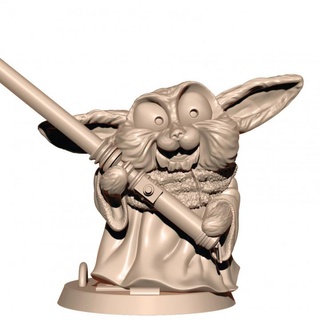 jedi hamster 32mm apache-studio Tabletop Characters & Creatures Fantasy Universe Store cartoon cute rpg starwars wargames lightsaber sith dungeonsanddragons rol dyd dungeoncrawler warhamster 3d print model - Mito3D