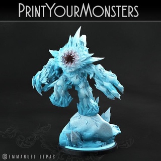 iceheart lamproid 2 printyourmonsters Tabletop Characters & Creatures Fantasy Universe Store print game heart minion monster warhammer miniature ice monsters dnd emmanuel pathfinder lepas 3d print model - Mito3D