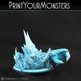 iceheart lamproid 4 printyourmonsters Tabletop Characters & Creatures Fantasy Universe Store print heart minion monster warhammer miniature ice monsters patreon dnd emmanuel pathfinder 4k tribe lepas supported printoyurmonsters 3d print model - Mito3D