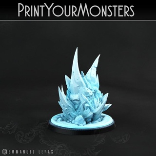 iceheart lamproid 5 printyourmonsters Tabletop Characters & Creatures Fantasy Universe Store print game heart monster rpg warhammer ice monsters dnd emmanuel pathfinder lepas 3d print model - Mito3D