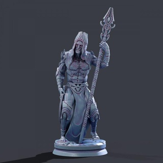 warlock thesurrealfactory Tabletop Characters & Creatures Fantasy Universe Store undead mage evil sorcerer necromancer 3d print model - Mito3D