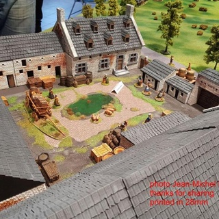 waterloo haye sano stl archivos jens najewitz mesa 3D imprimible terreno Tienda Napoleón lahayesaint construcción juegos guerra 3d print model - Mito3D