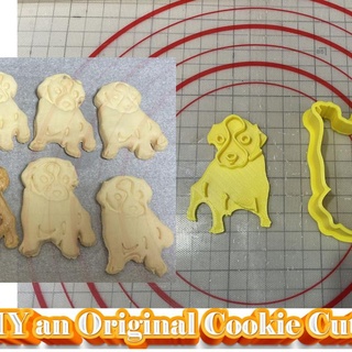 dog pet cookie cutter henry wang Home & Garden Kitchen Dining Cookie Cutters cookiecutter 3d print model - Mito3D