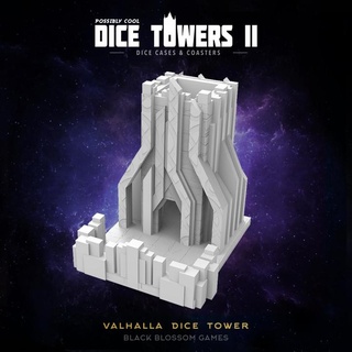 dt09 valhalla dice tower possibly cool 2 black blossom games Tabletop accessories 3D Printable Terrain Fantasy rpg dnd 3d print model - Mito3D