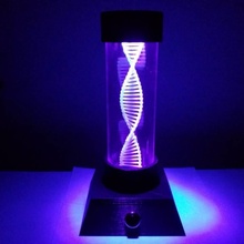 dna lamba bahçe arduino bio lambaları glowinthedark 3d print model - Mito3D
