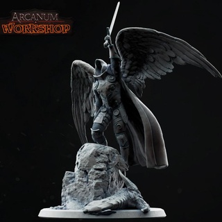 warchief arcange arcanum workshop Tabletop Characters & Creatures Fantasy Universe Store mini monster wargaming angel tabletop ange demons 3d print model - Mito3D