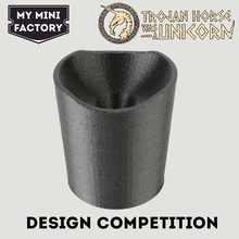 thu wacom pen holder competition template gadgets & electronics contest design unicorn horse trojan cometition trojanhorsewasaunicorn designcontest 3d print model - Mito3D