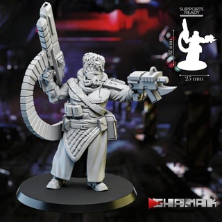 né spécial soldat 4 ghamak table personnages créatures Sci univers 40k garde sci guerre marteau miniature impérial jeu Astra militarum wh 3d print model - Mito3D