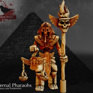 eternal pharaohs bone colosus tordo miniatures Tabletop Characters & Creatures Fantasy Universe undead 10mm warmaster eternalpharaohs tordominis 3d print model - Mito3D