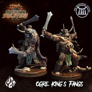 ogre king's fangs crippled god foundry Tabletop Characters & Creatures Fantasy Universe Store bones fang fantasy monster rpg wargames blade evil patreon dnd tabletopgames cgf honorguard 3d print model - Mito3D