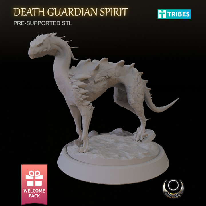 morte guardião espírito resina tampo mesa personagens criaturas fantasia universo demônio criatura Dragão monstro Morto vivo anjo masmorras Dragões Halfdragon dragão 3D print model - Mito3D