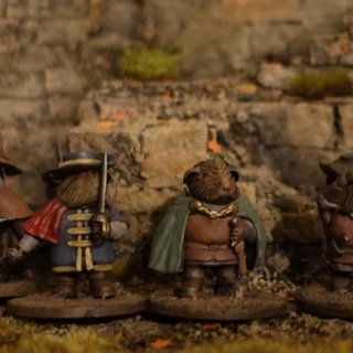 crest city authority cavy forge Tabletop Characters & Creatures Fantasy Universe archer cute fantasy pig rpg minis crossbow d&d 28mm dnd inquisitor anthropomorphic guinea duellist 3d print model - Mito3D