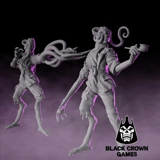 skimlexis pair motm black crown games Tabletop Characters & Creatures Sci-Fi Universe Store dragons dungeons mind cthulhu masters lovecraft d&d call dnd lovecraftian illithid flayer doppelganger aberration flayers ceremorph 3d print model - Mito3D