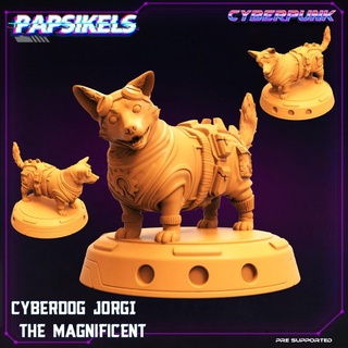 cyberdog jorgi magnificent papsikels miniatures Tabletop Characters & Creatures Sci-Fi Universe Store dog 3d print model - Mito3D