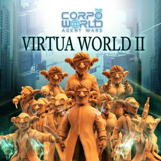 virtua world - goblin resistance 2 papsikels miniatures Tabletop Characters & Creatures Sci-Fi Universe Store set agent 3d print model - Mito3D