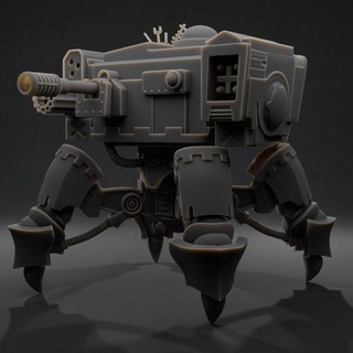 mobile outpost mad's minis 40k gaming tank wargaming warhammer tabletop walker mechanicus vehiecle hq techcrafter 3d print model - Mito3D