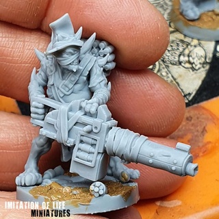 mallack mutant imitation life miniatures Tabletop Characters & Creatures Fantasy Universe star warhammer heavy necromunda grave wars chaos ash waste atomic 32mm thisisnotatest 40000 wasteland spiky presupported mutie stubber scavvy 3d print model - Mito3D