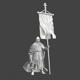 medieval banner novgorod russian knight northern crusades miniatures Tabletop Characters & Creatures Historical Universe battle model wargaming warrior alexander miniature toysoldier 28mm lake neva teutonic peipus nevsky 3d print model - Mito3D