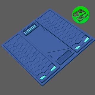 itg conjunto 13 furioso mesa accesorios Tienda 3D imprimible terreno Sci Fi xeno sombrío espaciocomunistas 3d print model - Mito3D