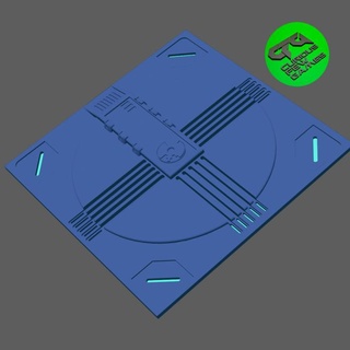 itg conjunto 16 furioso mesa accesorios Tienda 3D imprimible terreno Sci Fi xeno sombrío espaciocomunistas 3d print model - Mito3D