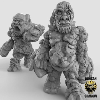 earth golem elemental pre supported duncan shadow Tabletop Characters & Creatures Fantasy Universe Store fantasy stone dungeonsanddragons dnd tabletopgames kingsofwar ttrpg presupported 3d print model - Mito3D