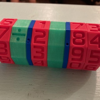 merkez tüp dişli son kapak ekstralar Tyler Mcfarland Eğitim Üniversite mühendislik Bilim mekanik matematik yeniden düzenleme sayılar spinner 3d print model - Mito3D