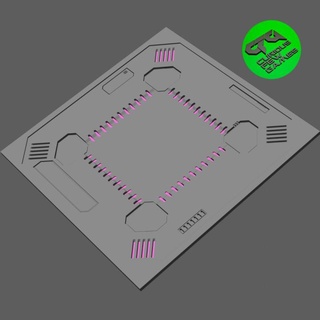 itg impostato 23 furioso tavolo Accessori negozio 3D stampabile terreno Sci Fi sci fi cyberpunk 3d print model - Mito3D