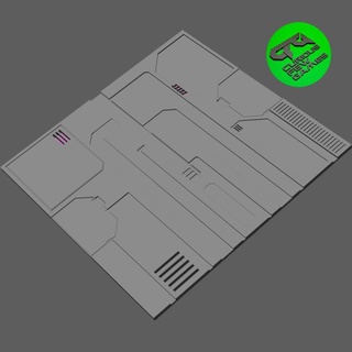 itg ensemble 18 furieux table accessoires boutique 3D imprimable terrain Sci sci cyberpunk 3d print model - Mito3D
