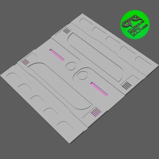 itg Ayarlamak 06 öfkeli masaüstü Aksesuarlar mağaza 3D yazdırılabilir arazi Sci Fi sci fi siberpunk 3d print model - Mito3D