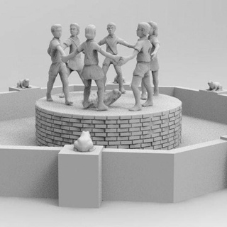 Stalingrado Barmaley fonte jens najewitz tampo mesa 3D imprimível terreno arquitetura 3d print model - Mito3D