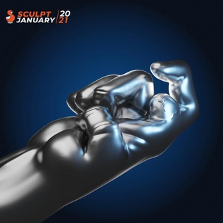 desproporcionado carrocero wex estudio 3d impresión mano músculo 3d print model - Mito3D