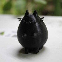 pusheen cat mini muñeca fan art facebook kitty kittie 3d print model - Mito3D