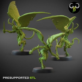 Canavar imp Ayarlamak kil yaratığı masaüstü karakterler yaratıklar fantezi Evren mağaza canavar düşmüş harpy kaos adamlar 3d print model - Mito3D