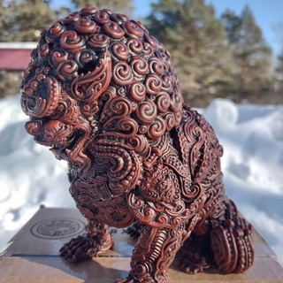 foo lion zane rogers Education Art Home & Garden Homeware Ornaments animal monster sculpture tabletopgaming ornate filagree mythicalcreature foolion foodog easternart chineseart 3d print model - Mito3D