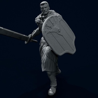 75mm human fighter jeremy smith Tabletop Characters & Creatures Fantasy Universe player character campaign d&d dnd 3d print model - Mito3D