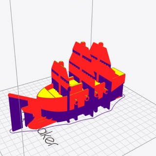 korsan gemi model tsach ev oyuncak korsanlar 3d print model - Mito3D
