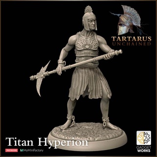 titan hyperion - tartarus unchained gadgetworks Tabletop Characters & Creatures Fantasy Universe ancient god greece greek zeus sun scythe chains cronos tabletopcharacters&creatures&gt fantasyuniverse 3d print model - Mito3D