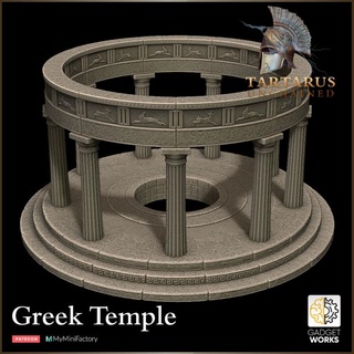 greek temple value pack - tartarus unchained gadgetworks Tabletop 3D Printable Terrain Fantasy ancient architecture athena column greece pillar acropolis ruins oracle doric tabletop&gt 3dprintableterrain&gt fantasyterrain ancientdelphi 3d print model - Mito3D